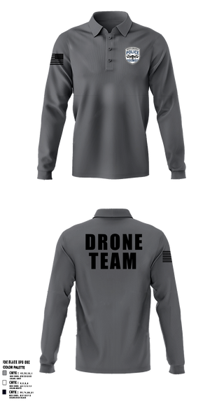 North Branch Police Dept. 88916958 Long Sleeve Performance Polo - 5