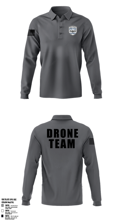 North Branch Police Dept. 88916958 Long Sleeve Performance Polo - 5