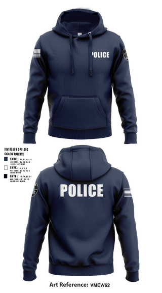 North Branch Police Dept. 88916958 Hoodie - 1