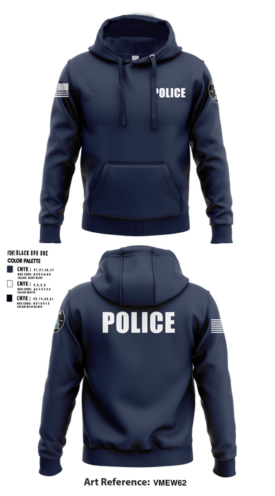 North Branch Police Dept. 88916958 Hoodie - 1