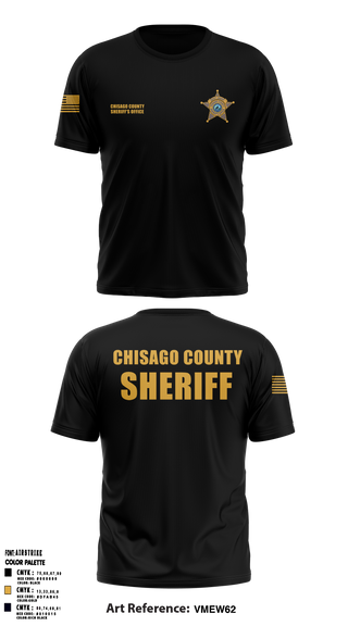 Chisago County Sheriff's Office 24659910 Short Sleeve Performance Shirt - 2