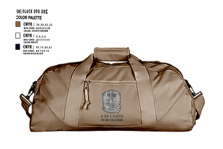 Duffle Bag, C Co 1-210th Crusaders, Army, Teamtime, Team time, sublimation, custom sports apparel, team uniforms, spirit wear, spiritwear, sports uniforms, custom shirts, team store, custom team store, fundraiser sports, apparel fundraiser