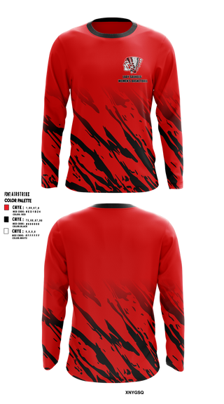 Lady Saukees Basketball 23712884 Long Sleeve Performance Shirt 1