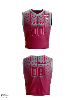 Hansberry College Prep Basketball Mens Basketball Jersey - 1