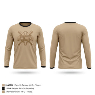 Long Sleeve Performance Shirt, West Texas Mavericks, Baseball, Teamtime, Team time, sublimation, custom sports apparel, team uniforms, spirit wear, spiritwear, sports uniforms, custom shirts, team store, custom team store, fundraiser sports, apparel fundraiser