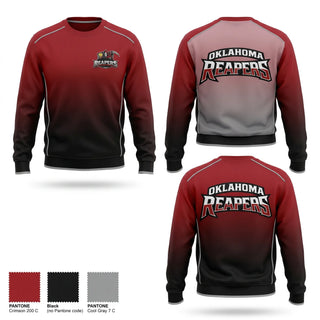 Crew Neck Sweatshirt, Oklahoma Reapers, Softball, Teamtime, Team time, sublimation, custom sports apparel, team uniforms, spirit wear, spiritwear, sports uniforms, custom shirts, team store, custom team store, fundraiser sports, apparel fundraiser