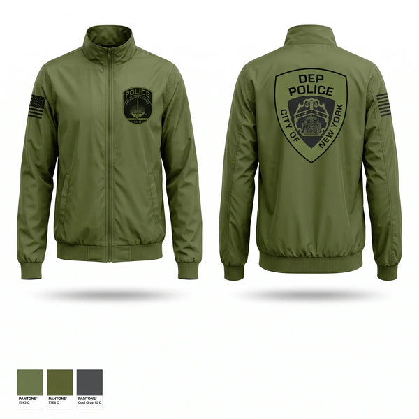 Windbreaker, NYC DEP Police ESU, Police, Teamtime, Team time, sublimation, custom sports apparel, team uniforms, spirit wear, spiritwear, sports uniforms, custom shirts, team store, custom team store, fundraiser sports, apparel fundraiser