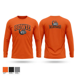 Long Sleeve Performance Shirt, Bowie Boys & Girls Club Tracksters, Track & Field, Teamtime, Team time, sublimation, custom sports apparel, team uniforms, spirit wear, spiritwear, sports uniforms, custom shirts, team store, custom team store, fundraiser sports, apparel fundraiser