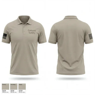 Short Sleeve Performance Polo, Campus Safety, Police, Teamtime, Team time, sublimation, custom sports apparel, team uniforms, spirit wear, spiritwear, sports uniforms, custom shirts, team store, custom team store, fundraiser sports, apparel fundraiser