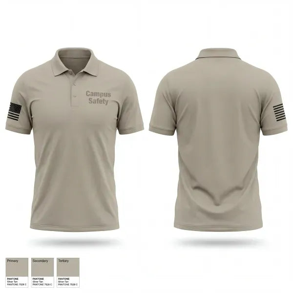 Short Sleeve Performance Polo, Campus Safety, Police, Teamtime, Team time, sublimation, custom sports apparel, team uniforms, spirit wear, spiritwear, sports uniforms, custom shirts, team store, custom team store, fundraiser sports, apparel fundraiser