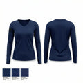 Franklin Fire and Rescue 73947814 Women's Long Sleeve V-neck Shirt - 1