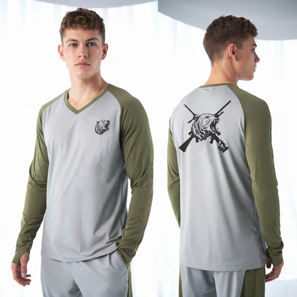 Long Sleeve Performance Shirt, , Marines, Teamtime, Team time, sublimation, custom sports apparel, team uniforms, spirit wear, spiritwear, sports uniforms, custom shirts, team store, custom team store, fundraiser sports, apparel fundraiser