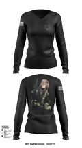 The House of Wolves 15600458 Women's Long Sleeve V-neck Shirt - 22