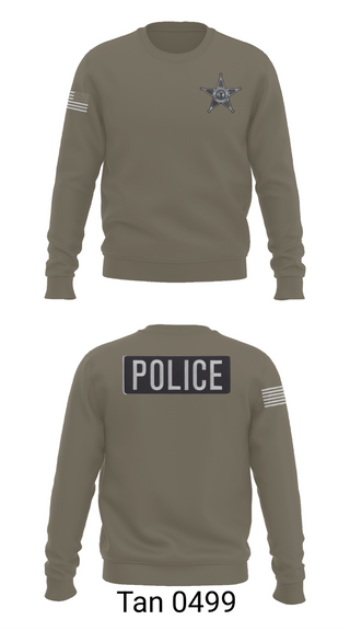 Crew Neck Sweatshirt, Round Lake Park Police Department, Police, Teamtime, Team time, sublimation, custom sports apparel, team uniforms, spirit wear, spiritwear, sports uniforms, custom shirts, team store, custom team store, fundraiser sports, apparel fundraiser