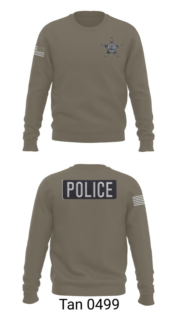 Crew Neck Sweatshirt, Round Lake Park Police Department, Police, Teamtime, Team time, sublimation, custom sports apparel, team uniforms, spirit wear, spiritwear, sports uniforms, custom shirts, team store, custom team store, fundraiser sports, apparel fundraiser