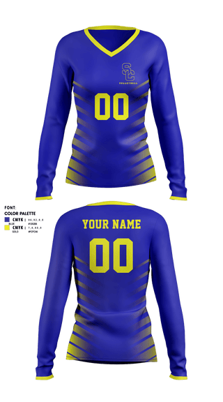 Women's Long Sleeve Vneck Shirt, Scott City R-1 High School Volleyball, Women's Volleyball, Teamtime, Team time, sublimation, custom sports apparel, team uniforms, spirit wear, spiritwear, sports uniforms, custom shirts, team store, custom team store, fundraiser sports, apparel fundraiser