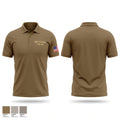 101st Airborne 1/32 cav Short Sleeve Performance Polo - 1