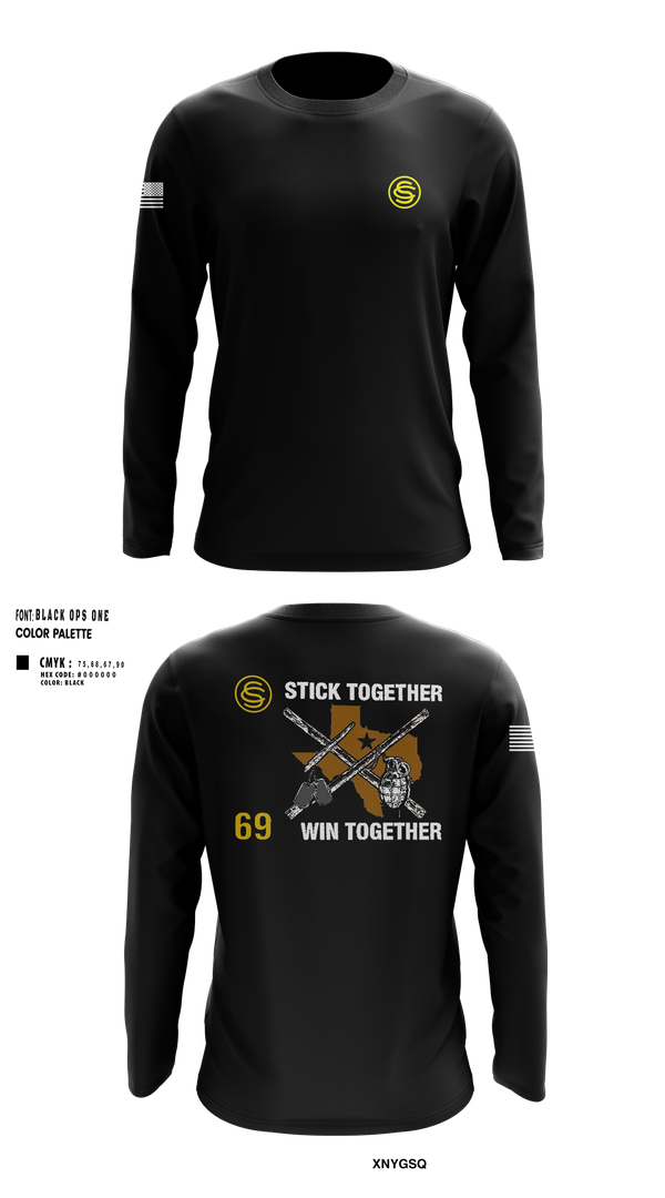Long Sleeve Performance Shirt, Texas Officer Candidate Class 69, , Teamtime, Team time, sublimation, custom sports apparel, team uniforms, spirit wear, spiritwear, sports uniforms, custom shirts, team store, custom team store, fundraiser sports, apparel fundraiser