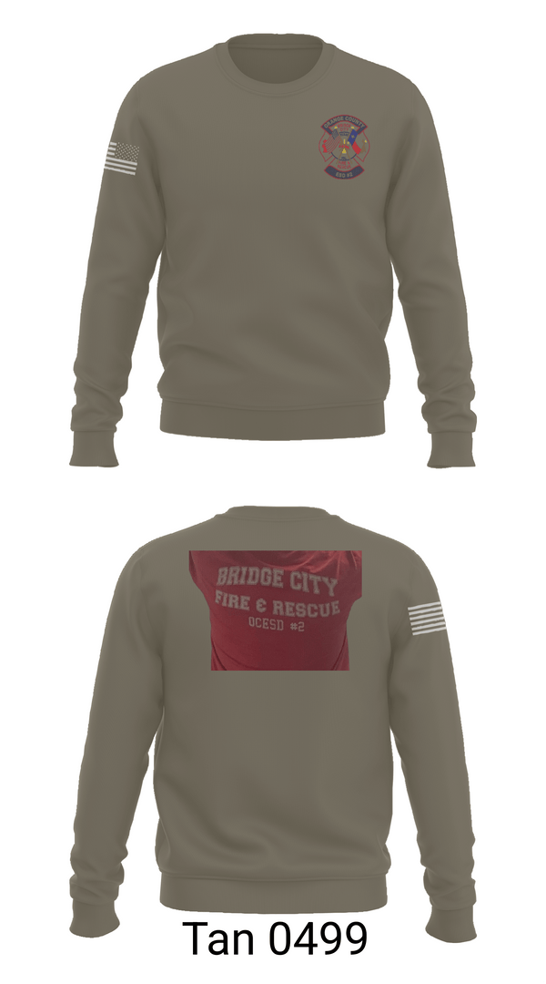 Crew Neck Sweatshirt, Bridge City Fire Department, Fire Department, Teamtime, Team time, sublimation, custom sports apparel, team uniforms, spirit wear, spiritwear, sports uniforms, custom shirts, team store, custom team store, fundraiser sports, apparel fundraiser