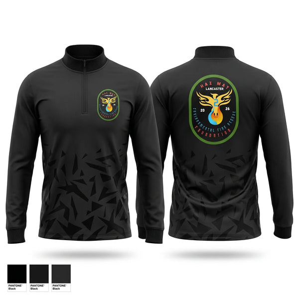 Quarter Zip Jacket, Haz Mat 2 Environmental Fire Rescue Foundation, , Teamtime, Team time, sublimation, custom sports apparel, team uniforms, spirit wear, spiritwear, sports uniforms, custom shirts, team store, custom team store, fundraiser sports, apparel fundraiser