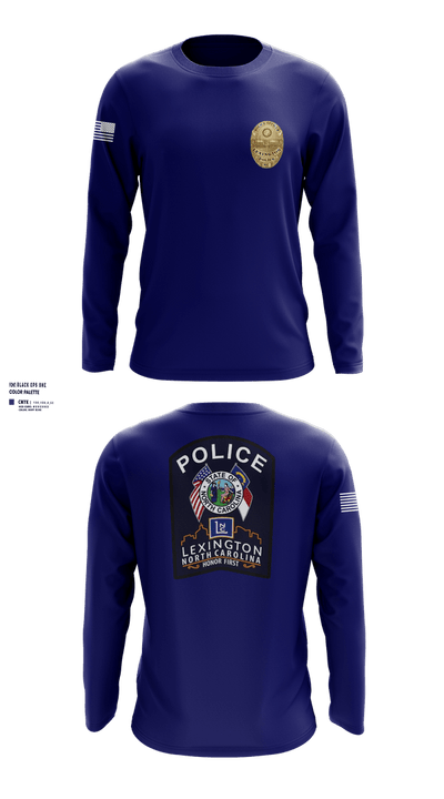 Lexington Police Department 67013531 Long Sleeve Performance Shirt 100