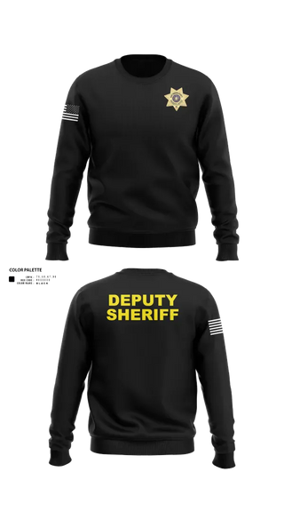 Crew Neck Sweatshirt, Huntingdon County Sheriff’s Office, Police, Teamtime, Team time, sublimation, custom sports apparel, team uniforms, spirit wear, spiritwear, sports uniforms, custom shirts, team store, custom team store, fundraiser sports, apparel fundraiser