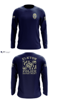 Elkton Police Department 35022454 Long Sleeve Performance Shirt - 100