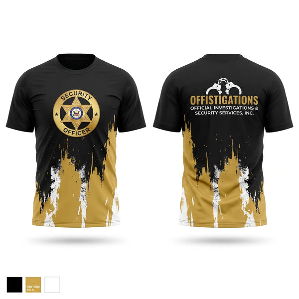 Short Sleeve Performance Shirt, Official Investigations & Security Services, Inc, , Teamtime, Team time, sublimation, custom sports apparel, team uniforms, spirit wear, spiritwear, sports uniforms, custom shirts, team store, custom team store, fundraiser sports, apparel fundraiser