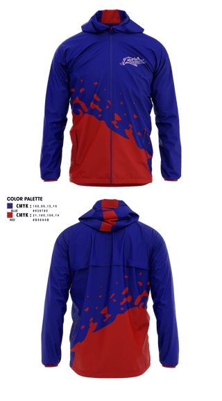 Windbreaker, Byrnes Rebels Track & Field, Track & Field, Teamtime, Team time, sublimation, custom sports apparel, team uniforms, spirit wear, spiritwear, sports uniforms, custom shirts, team store, custom team store, fundraiser sports, apparel fundraiser