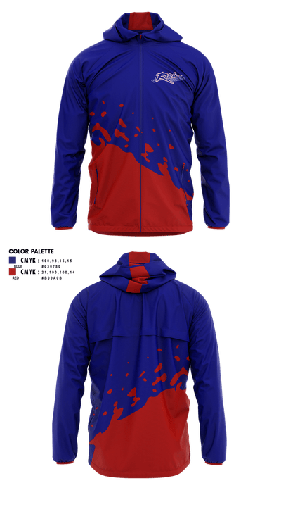 Byrnes Rebels Track & Field 54482992 Windbreaker - 1