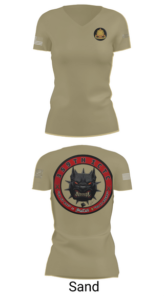 Womens Short Sleeve Vneck Shirt, 359 ICTC, , Teamtime, Team time, sublimation, custom sports apparel, team uniforms, spirit wear, spiritwear, sports uniforms, custom shirts, team store, custom team store, fundraiser sports, apparel fundraiser