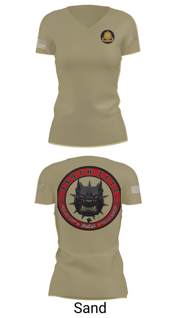 Womens Short Sleeve Vneck Shirt, 359 ICTC, , Teamtime, Team time, sublimation, custom sports apparel, team uniforms, spirit wear, spiritwear, sports uniforms, custom shirts, team store, custom team store, fundraiser sports, apparel fundraiser