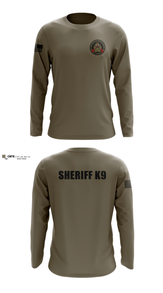 Long Sleeve Performance Shirt, Dane County K9, Police, Teamtime, Team time, sublimation, custom sports apparel, team uniforms, spirit wear, spiritwear, sports uniforms, custom shirts, team store, custom team store, fundraiser sports, apparel fundraiser