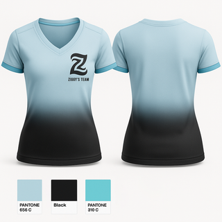Womens Short Sleeve Vneck Shirt, Ziggy’s hockey team, , Teamtime, Team time, sublimation, custom sports apparel, team uniforms, spirit wear, spiritwear, sports uniforms, custom shirts, team store, custom team store, fundraiser sports, apparel fundraiser