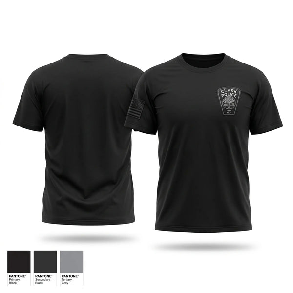 Old School Cotton Feel Shirt, Clark DB, Police, Teamtime, Team time, sublimation, custom sports apparel, team uniforms, spirit wear, spiritwear, sports uniforms, custom shirts, team store, custom team store, fundraiser sports, apparel fundraiser