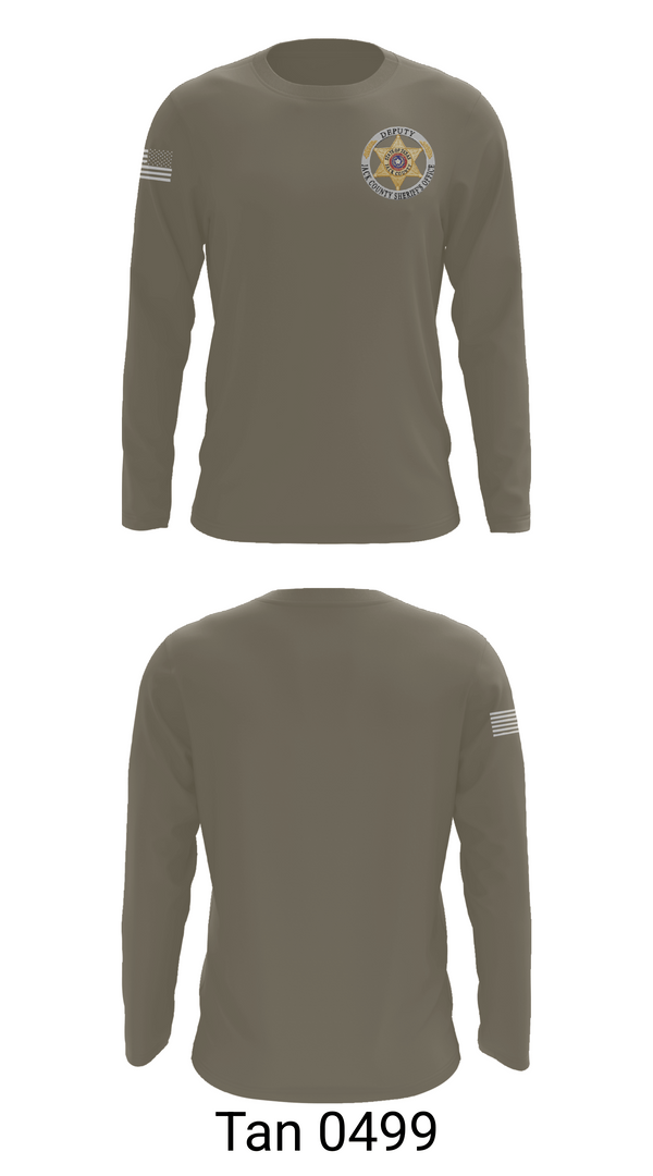 Long Sleeve Performance Shirt, Jack County Sheriff’s Office, Police, Teamtime, Team time, sublimation, custom sports apparel, team uniforms, spirit wear, spiritwear, sports uniforms, custom shirts, team store, custom team store, fundraiser sports, apparel fundraiser