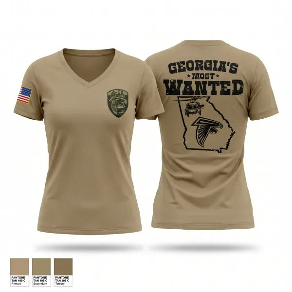Womens Short Sleeve Vneck Shirt, A-Co 1-171, National Guard, Teamtime, Team time, sublimation, custom sports apparel, team uniforms, spirit wear, spiritwear, sports uniforms, custom shirts, team store, custom team store, fundraiser sports, apparel fundraiser
