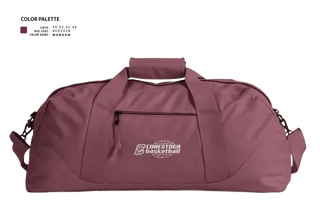 Duffle Bag, Conestoga, Women's Basketball, Teamtime, Team time, sublimation, custom sports apparel, team uniforms, spirit wear, spiritwear, sports uniforms, custom shirts, team store, custom team store, fundraiser sports, apparel fundraiser