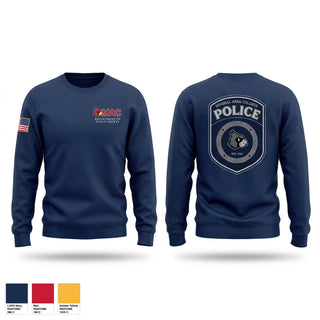 Crew Neck Sweatshirt, Mineral Area College Police, Police, Teamtime, Team time, sublimation, custom sports apparel, team uniforms, spirit wear, spiritwear, sports uniforms, custom shirts, team store, custom team store, fundraiser sports, apparel fundraiser