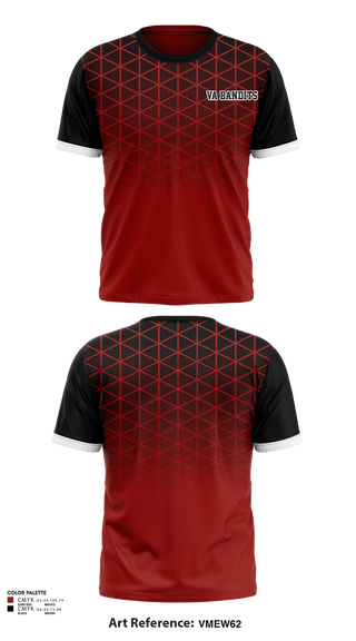 Short Sleeve Performance Shirt, Va bandits, Men's Basketball, Teamtime, Team time, sublimation, custom sports apparel, team uniforms, spirit wear, spiritwear, sports uniforms, custom shirts, team store, custom team store, fundraiser sports, apparel fundraiser