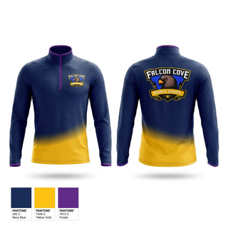 Quarter Zip Jacket, Falcon cove  cross country, Cross Country, Teamtime, Team time, sublimation, custom sports apparel, team uniforms, spirit wear, spiritwear, sports uniforms, custom shirts, team store, custom team store, fundraiser sports, apparel fundraiser