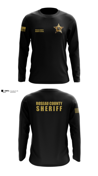 Long Sleeve Performance Shirt, Roseau County Sheriff’s Office, Police, Teamtime, Team time, sublimation, custom sports apparel, team uniforms, spirit wear, spiritwear, sports uniforms, custom shirts, team store, custom team store, fundraiser sports, apparel fundraiser