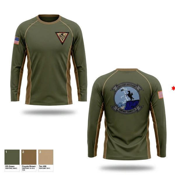 Long Sleeve Performance Shirt, Aircraft Recovery, Marines, Teamtime, Team time, sublimation, custom sports apparel, team uniforms, spirit wear, spiritwear, sports uniforms, custom shirts, team store, custom team store, fundraiser sports, apparel fundraiser