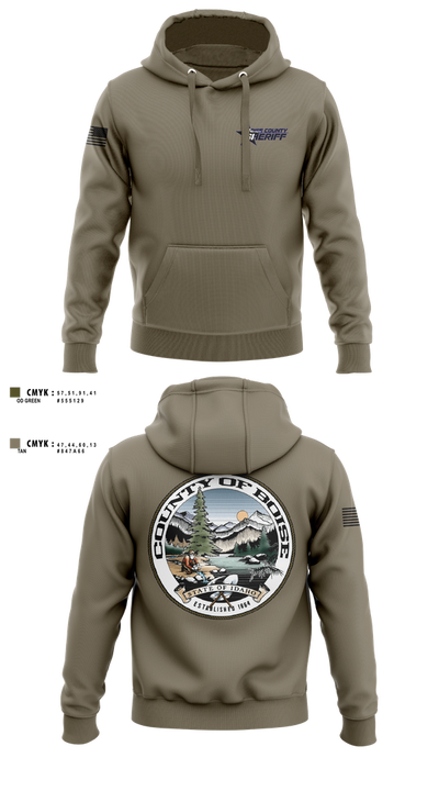 Boise County Sheriffs 675554 Hoodie - 1
