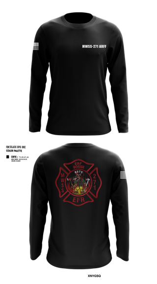 Long Sleeve Performance Shirt, MWSS-271 ARFF, , Teamtime, Team time, sublimation, custom sports apparel, team uniforms, spirit wear, spiritwear, sports uniforms, custom shirts, team store, custom team store, fundraiser sports, apparel fundraiser