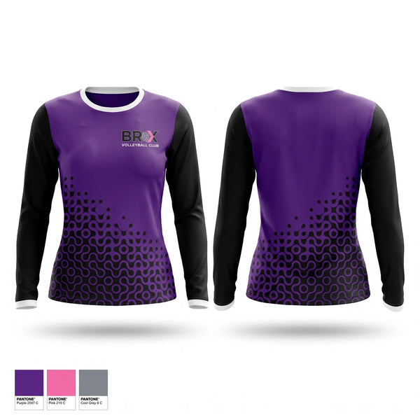 Long Sleeve Performance Shirt, BRX, Women's Volleyball, Teamtime, Team time, sublimation, custom sports apparel, team uniforms, spirit wear, spiritwear, sports uniforms, custom shirts, team store, custom team store, fundraiser sports, apparel fundraiser