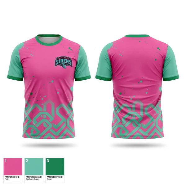Short Sleeve Performance Shirt, Triple Creek Sirens, Softball, Teamtime, Team time, sublimation, custom sports apparel, team uniforms, spirit wear, spiritwear, sports uniforms, custom shirts, team store, custom team store, fundraiser sports, apparel fundraiser