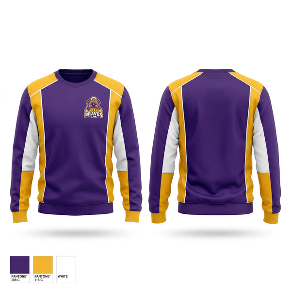 Crew Neck Sweatshirt, Alakanuk Braves, Wrestling, Teamtime, Team time, sublimation, custom sports apparel, team uniforms, spirit wear, spiritwear, sports uniforms, custom shirts, team store, custom team store, fundraiser sports, apparel fundraiser
