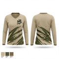 Rebels FC 30854806 Women's Long Sleeve V-neck Shirt - 3