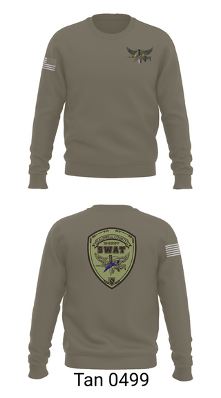 Crew Neck Sweatshirt, Caldwell County SWAT, Police, Teamtime, Team time, sublimation, custom sports apparel, team uniforms, spirit wear, spiritwear, sports uniforms, custom shirts, team store, custom team store, fundraiser sports, apparel fundraiser